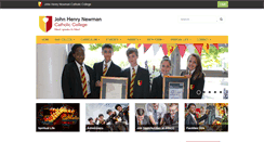 Desktop Screenshot of johnhenrynewmancatholiccollege.org.uk
