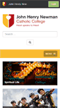 Mobile Screenshot of johnhenrynewmancatholiccollege.org.uk