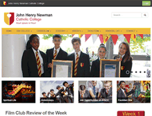 Tablet Screenshot of johnhenrynewmancatholiccollege.org.uk